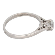 Load image into Gallery viewer, 18ct White Gold 0.50ct Diamond Solitaire Ring Size L
