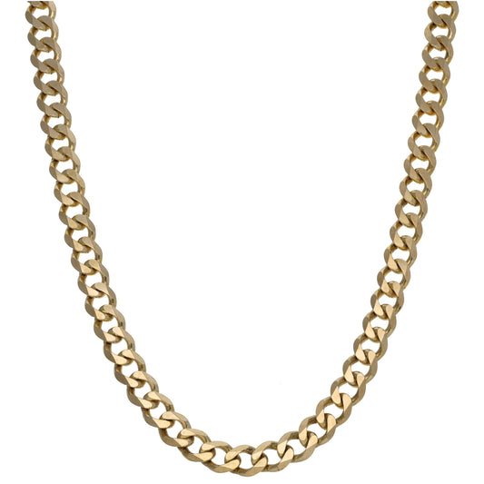 9ct Gold Curb Chain 28"
