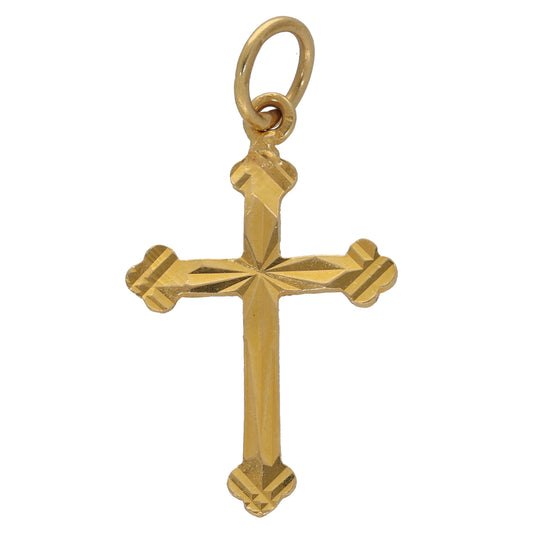 22ct Gold Cross Pendant