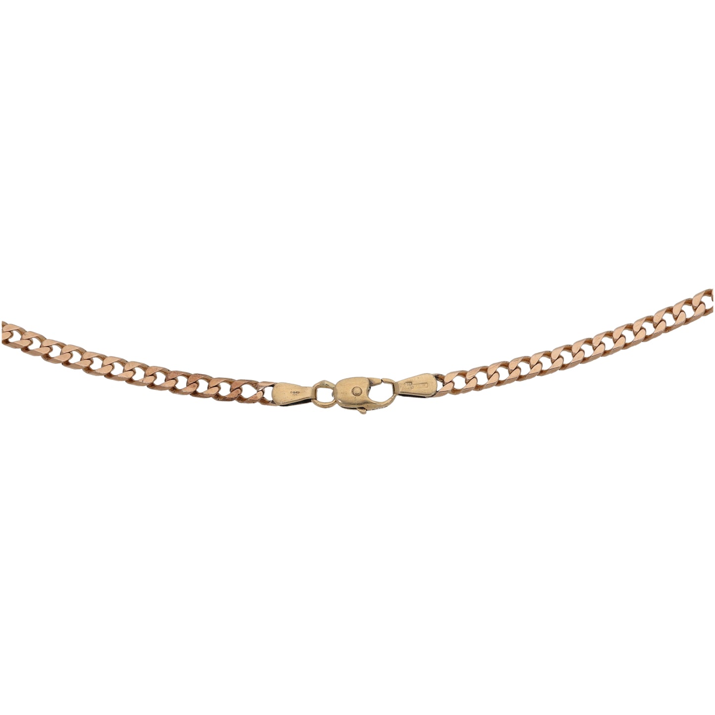 9ct Gold Curb Chain 22"