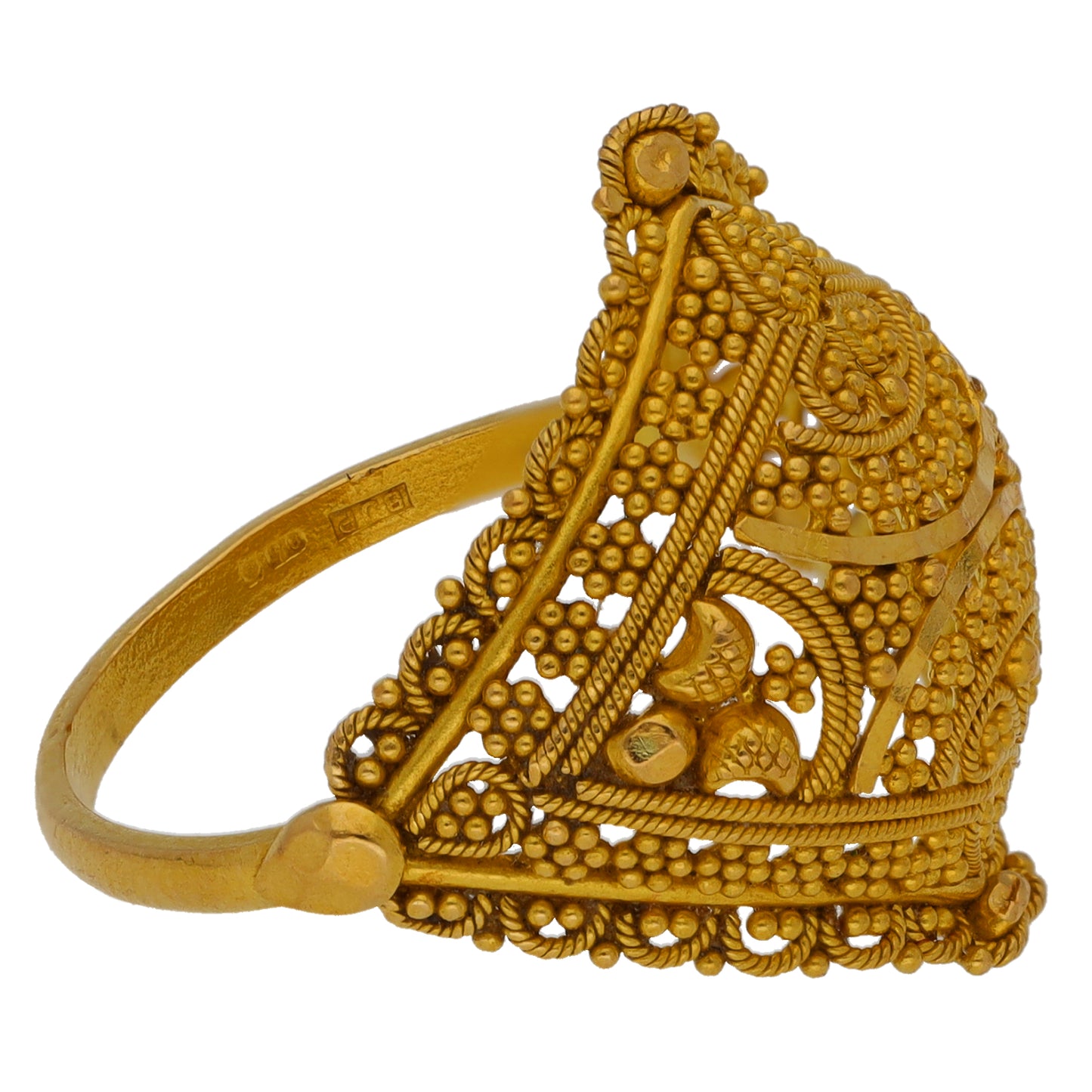 22ct Gold Alternative Ring Size M