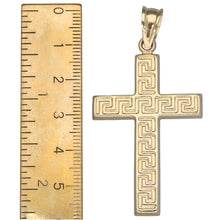 Load image into Gallery viewer, 14ct Bi-Colour Gold Crucifix Pendant

