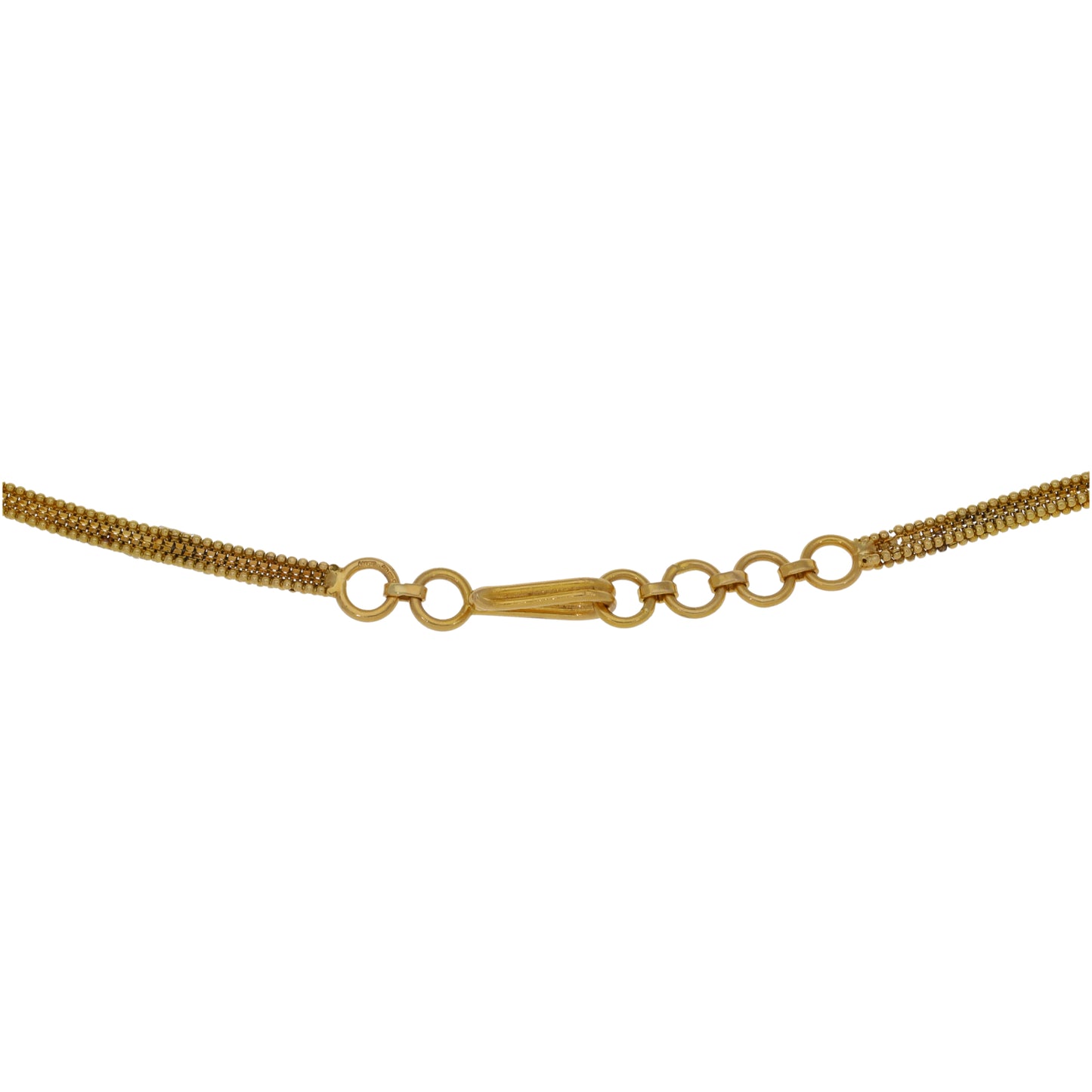 18ct Gold 3.71ct Diamond Fancy Necklace 15"