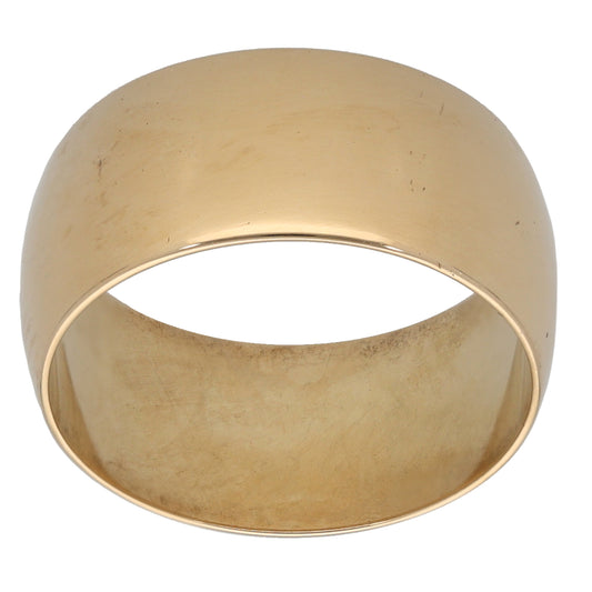 9ct Gold Plain Wedding Ring Size S