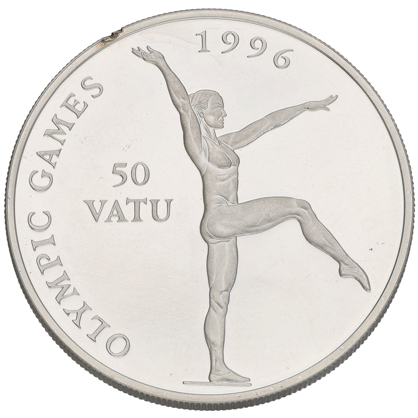 Sterling Silver Vanuatu 50 Vatu Coin 1994