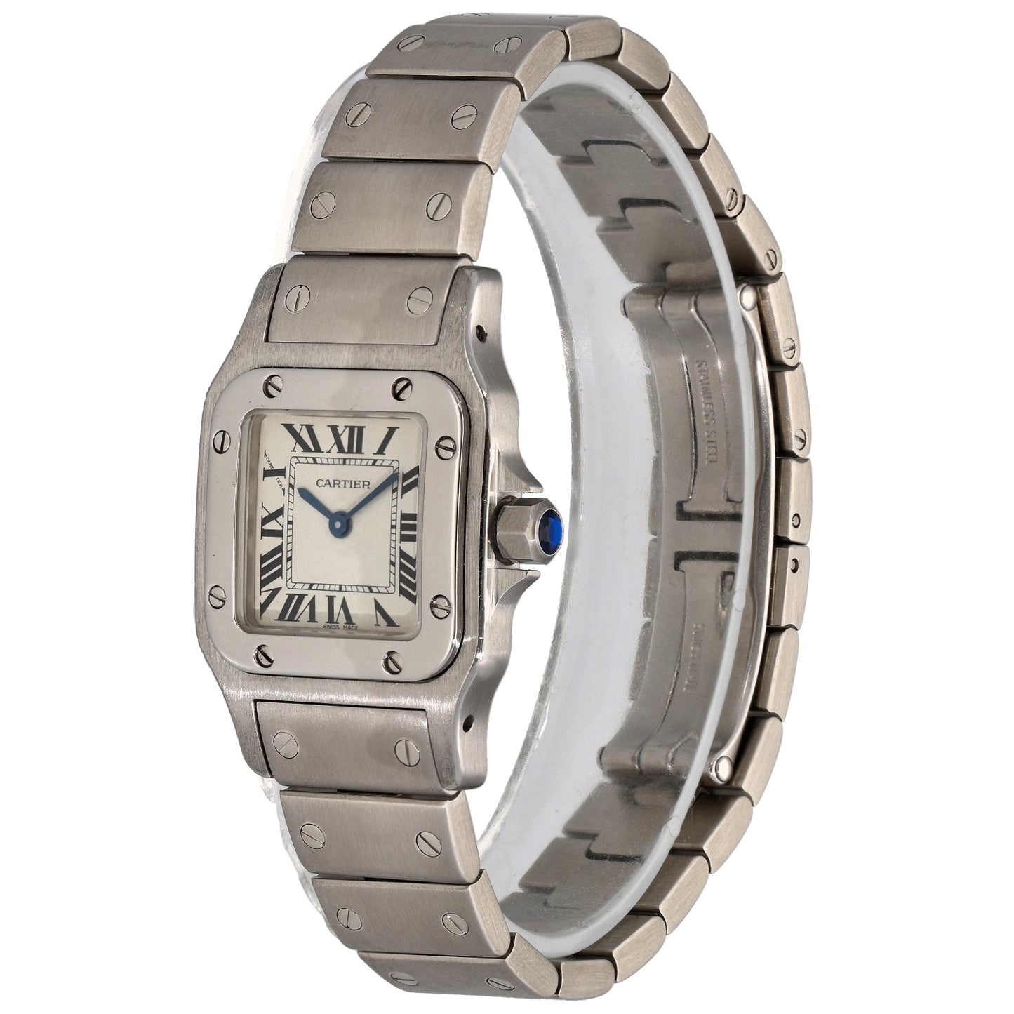 Cartier Santos Galbee 1565 24mm Stainless Steel Watch