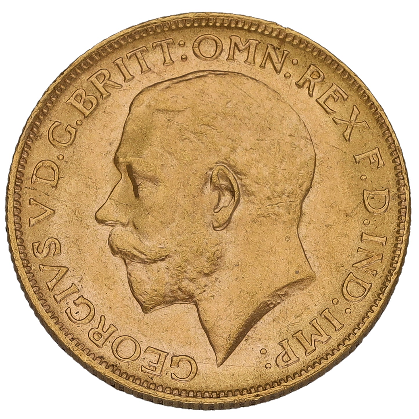 22ct Gold King George V Full Sovereign Coin 1916