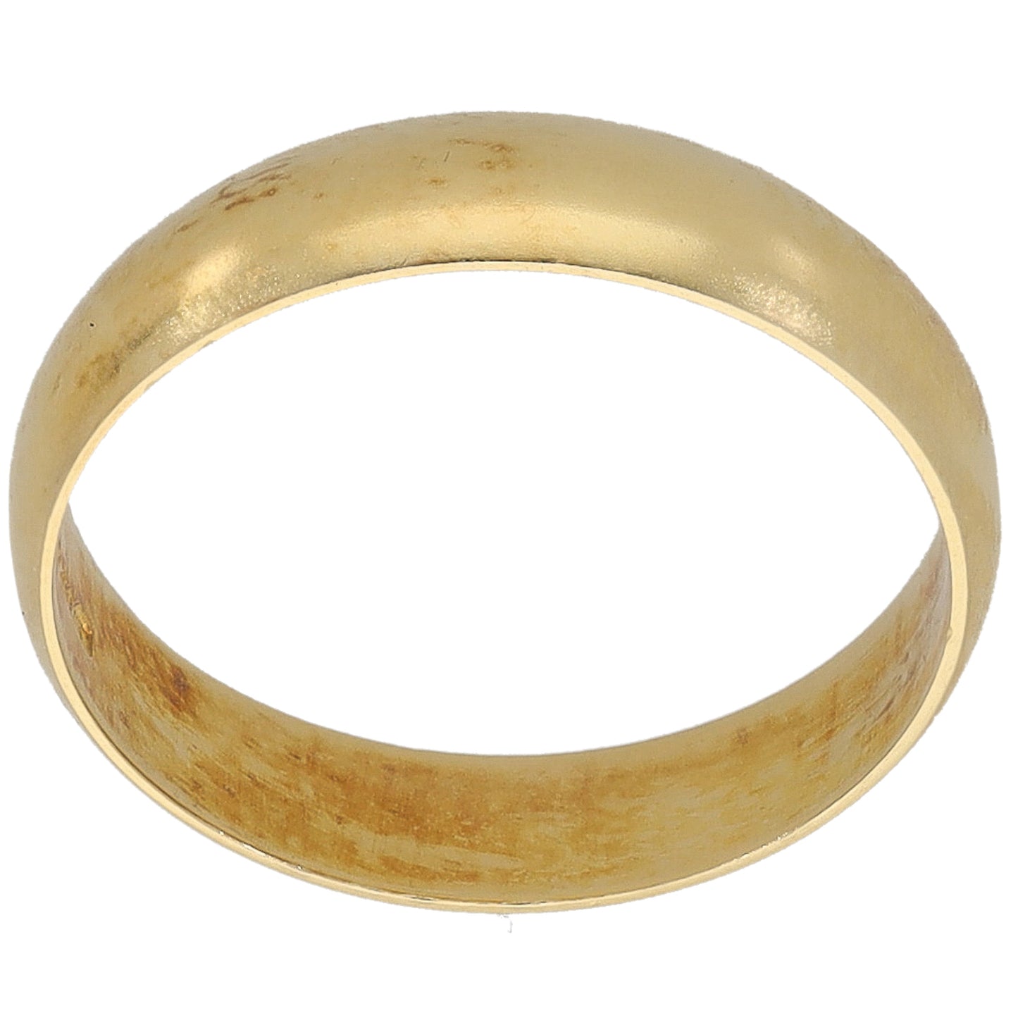 18ct Gold Plain Wedding Ring Size O