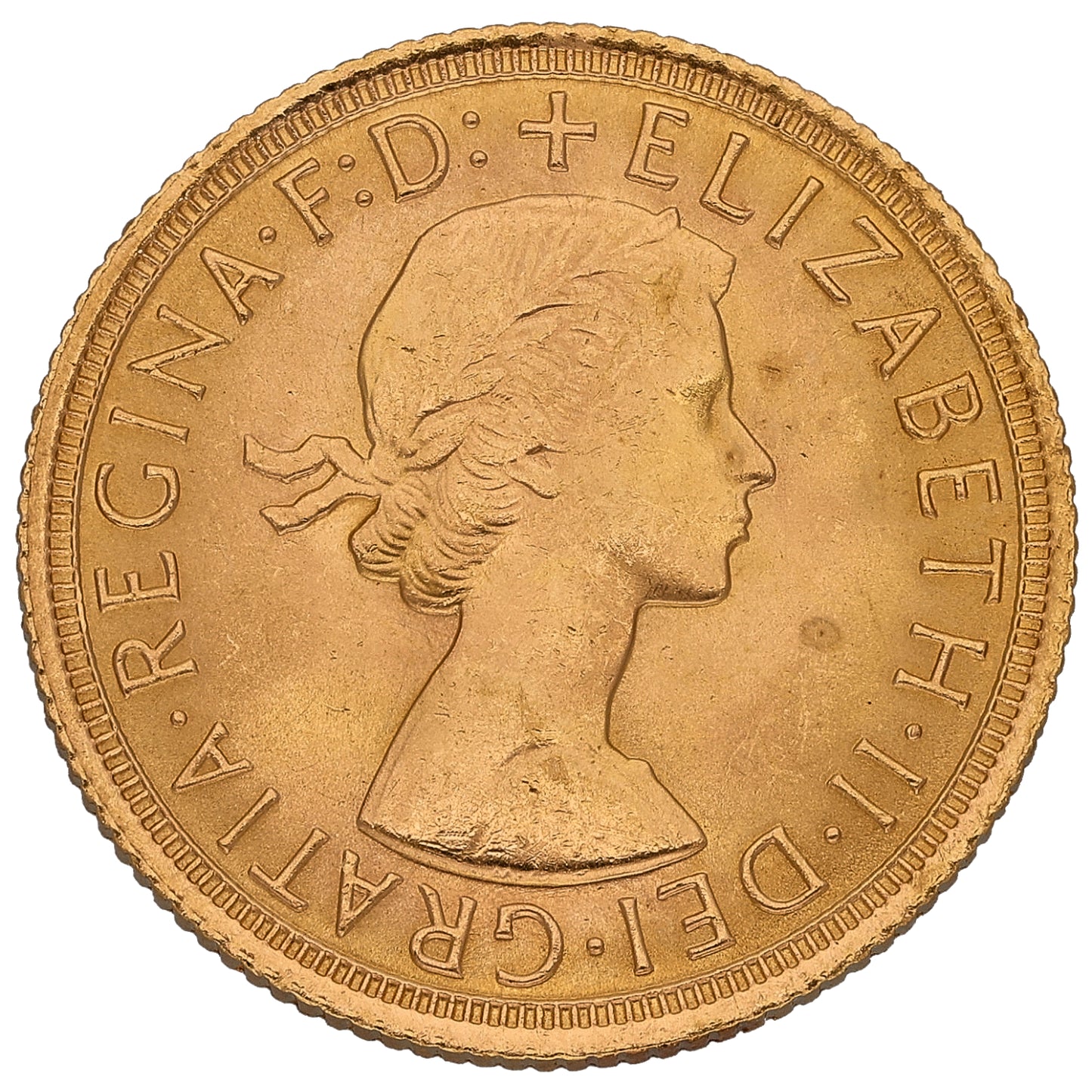 22ct Gold Queen Elizabeth II Full Sovereign Coin 1967