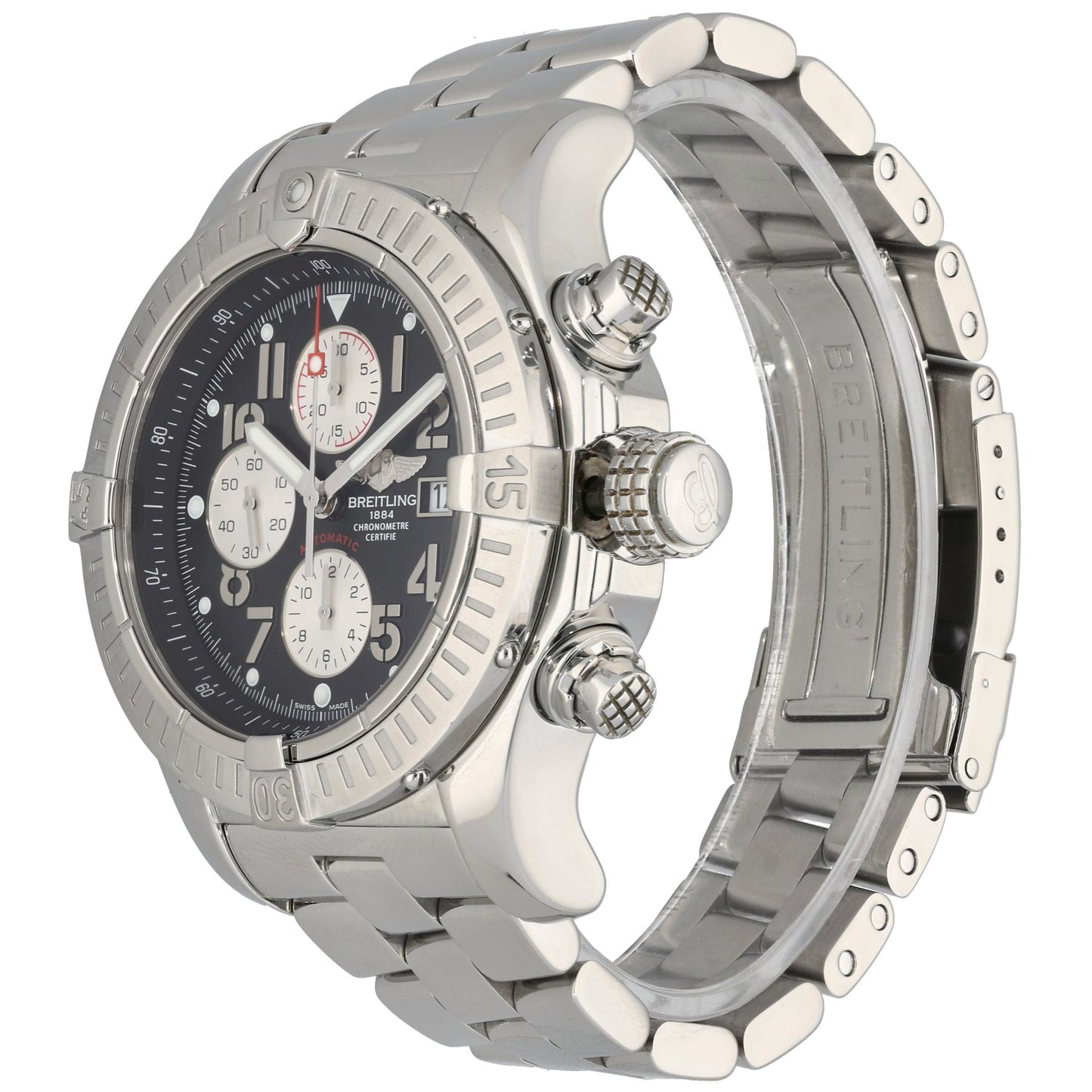 Breitling Super Avenger A13370 48mm Stainless Steel Watch