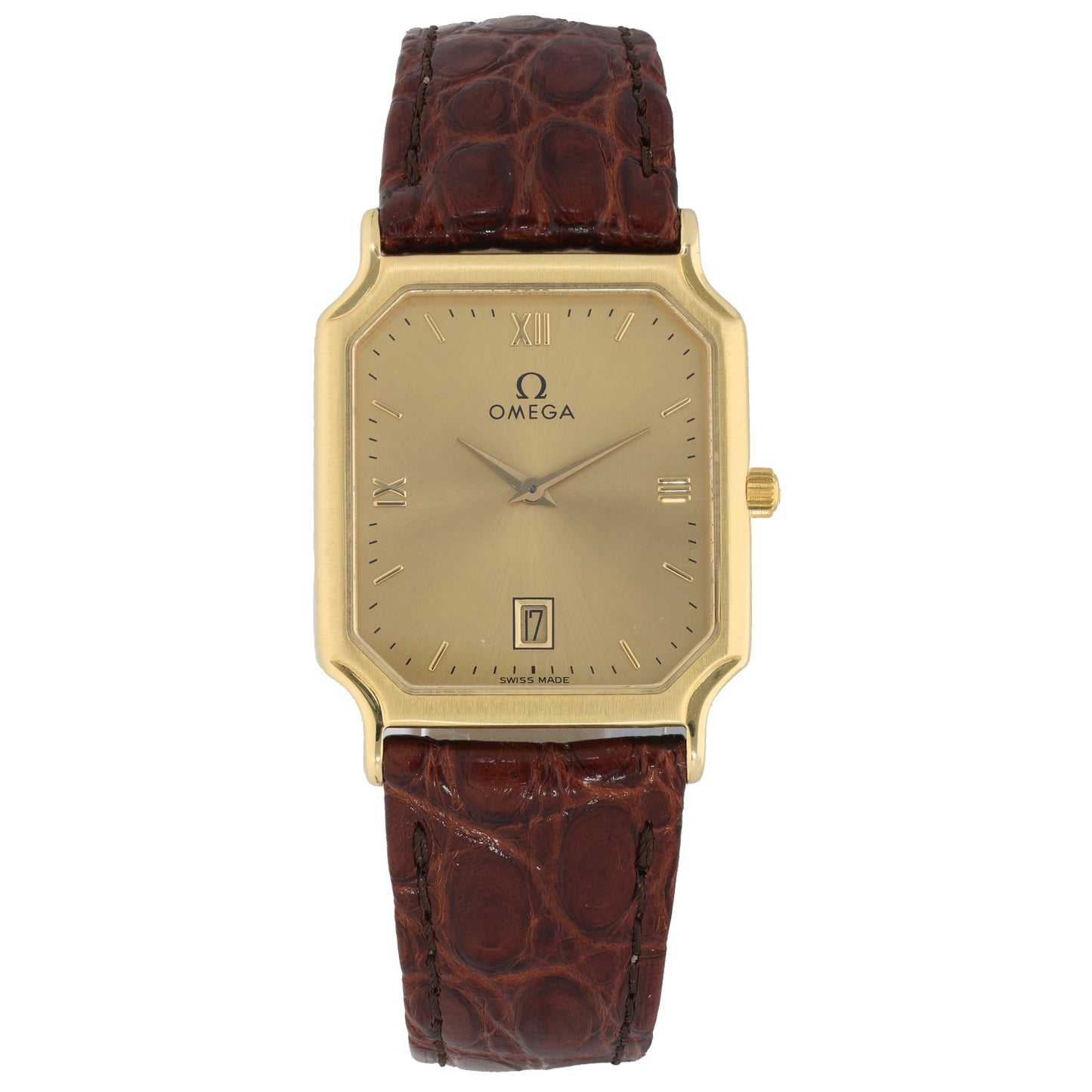 Omega De Ville 196.980 26mm Gold Watch