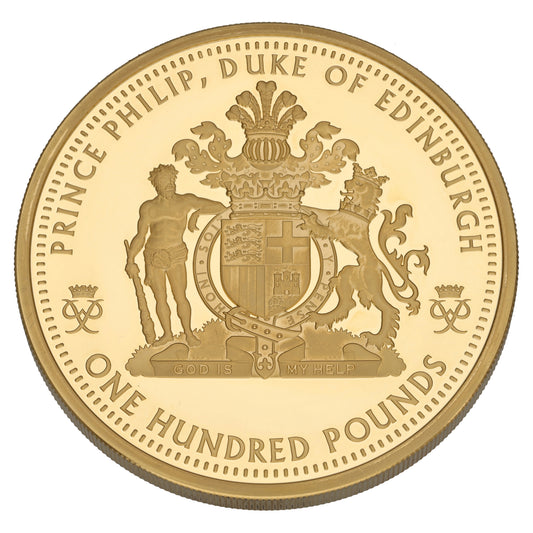 22ct Gold 2021 HRH Prince Philip Tribute £100 Coin Coin 2021