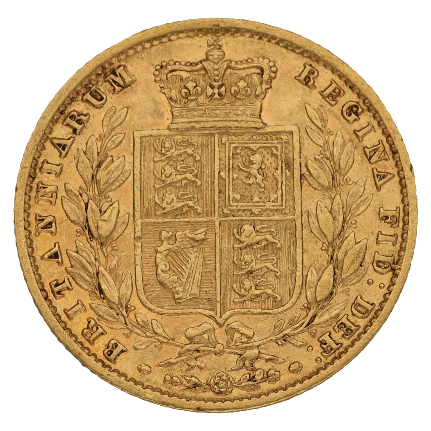 22ct Gold Queen Victoria Full Sovereign Coin 1856