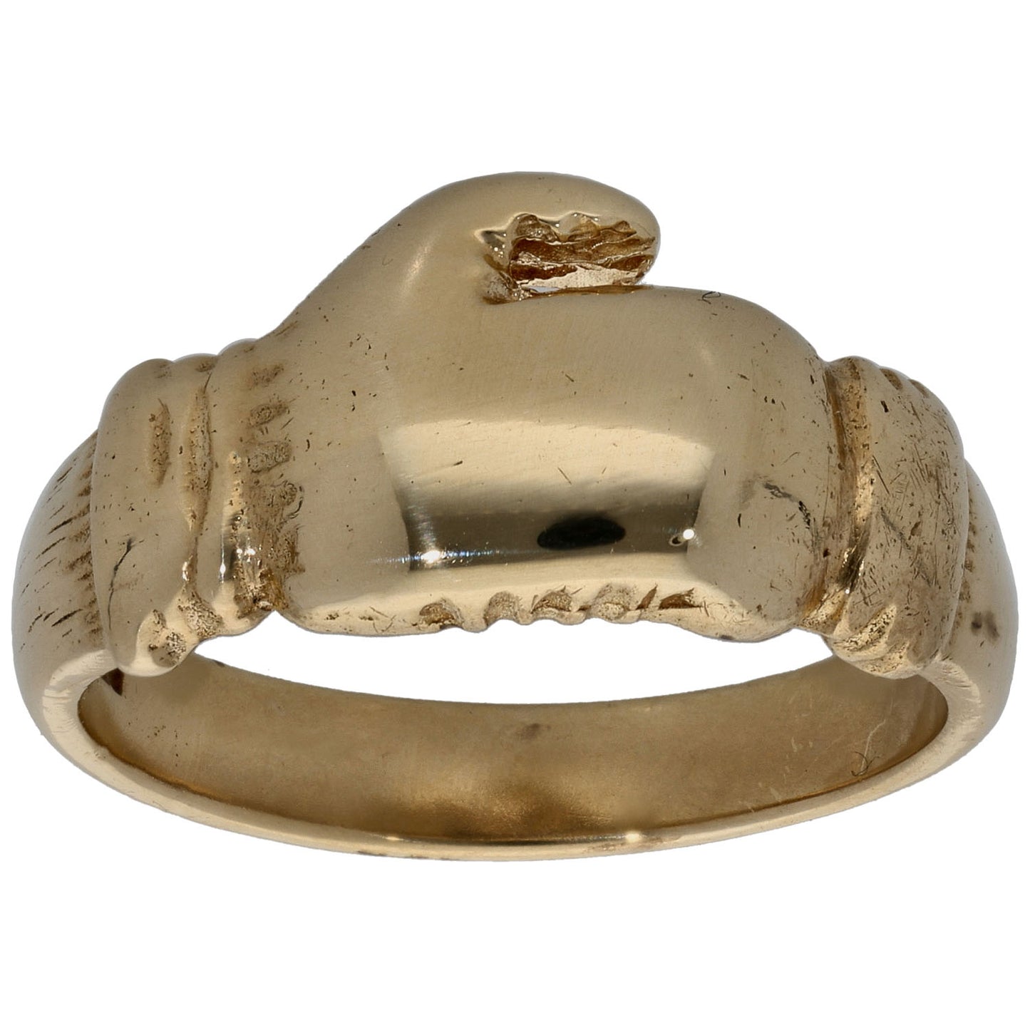 9ct Gold Boxing Glove Ring Size V