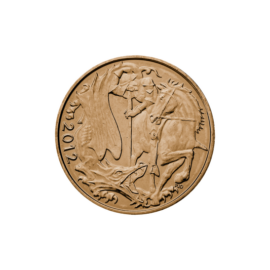 22ct Gold Queen Elizabeth II Full Sovereign Coin 2012