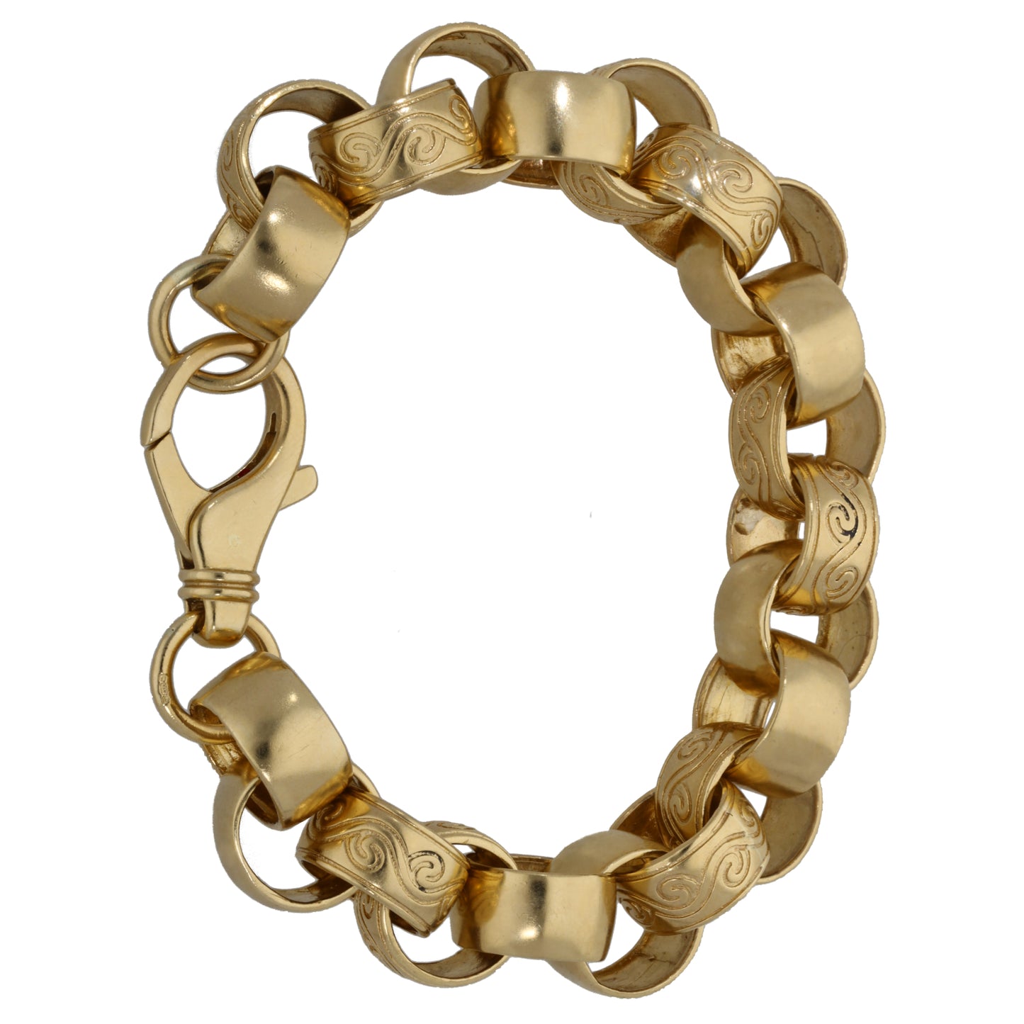 9ct Gold Belcher Bracelet