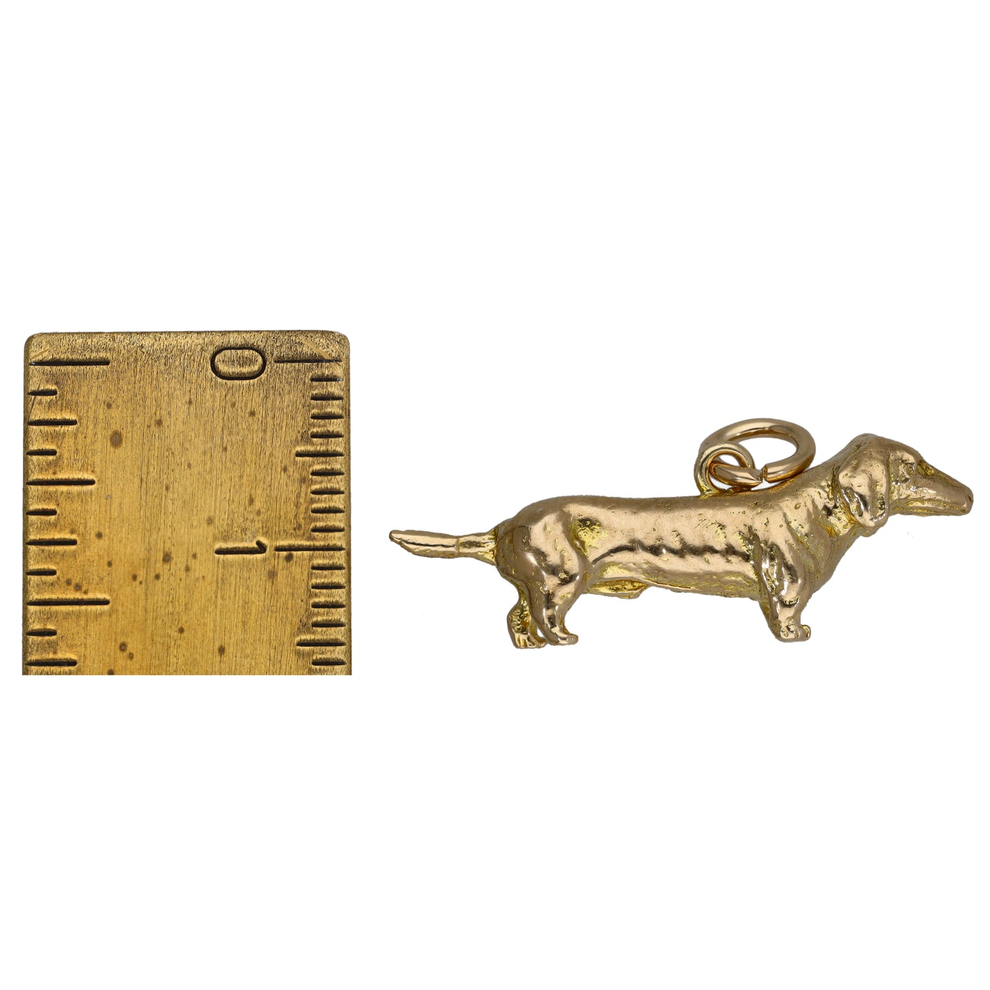 9ct Gold Dachshund Dog Pendant