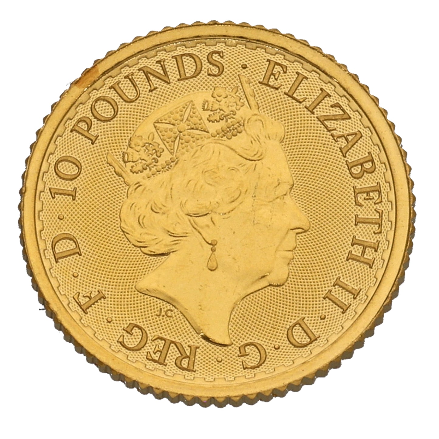 24ct Gold Queen Elizabeth II 1/10 OZ Britannia Coin 2021