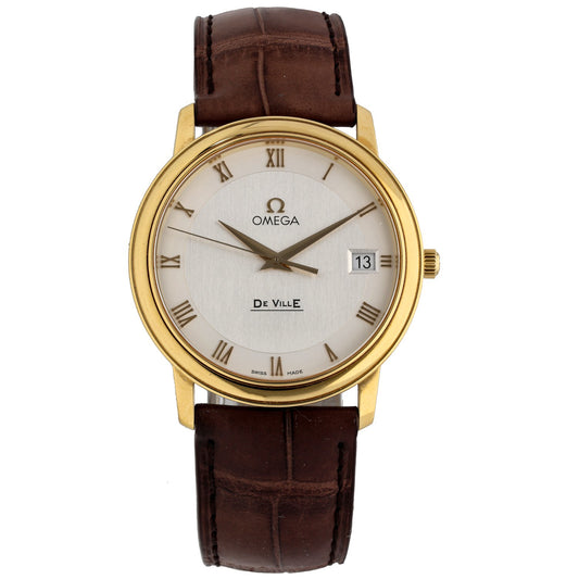 Omega De Ville Prestige 4610.32.02 34.4mm Gold Watch