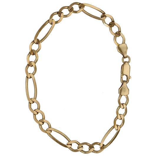 9ct Gold Figaro Bracelet