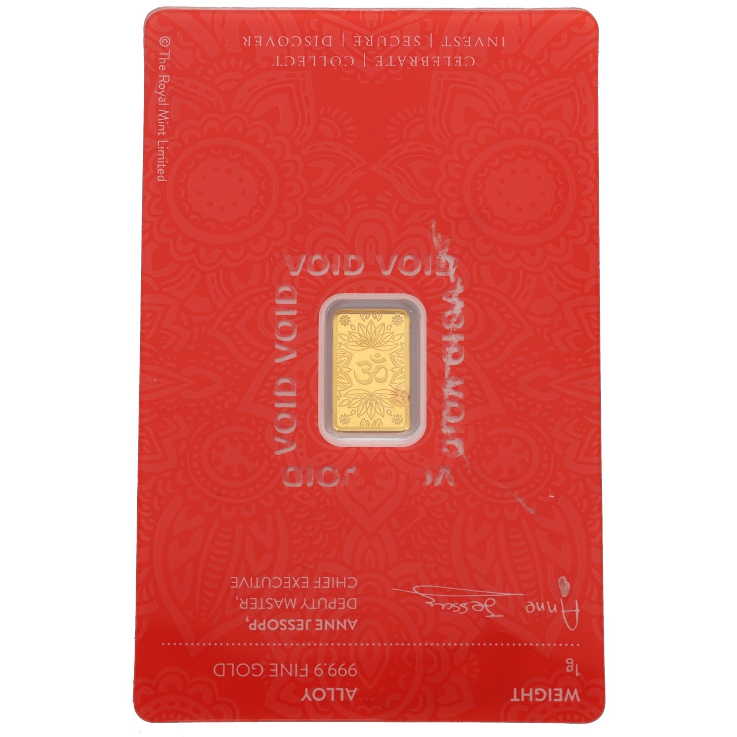 24ct 1g Gold Bar