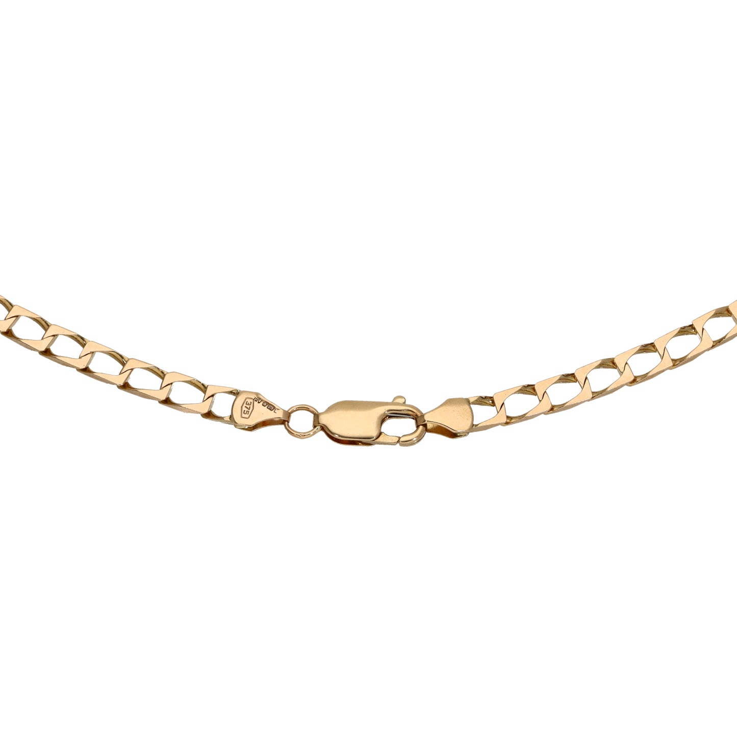 9ct Gold Curb Chain 20"
