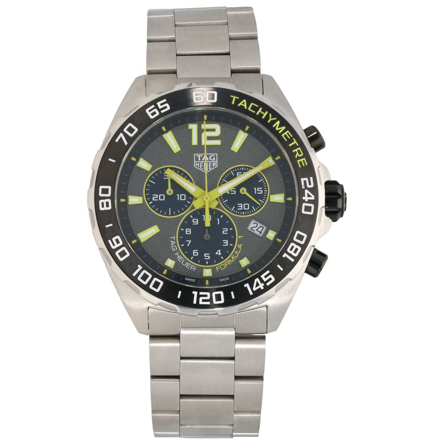 Tag Heuer Formula 1 CAZ101AG 43mm Stainless Steel Watch
