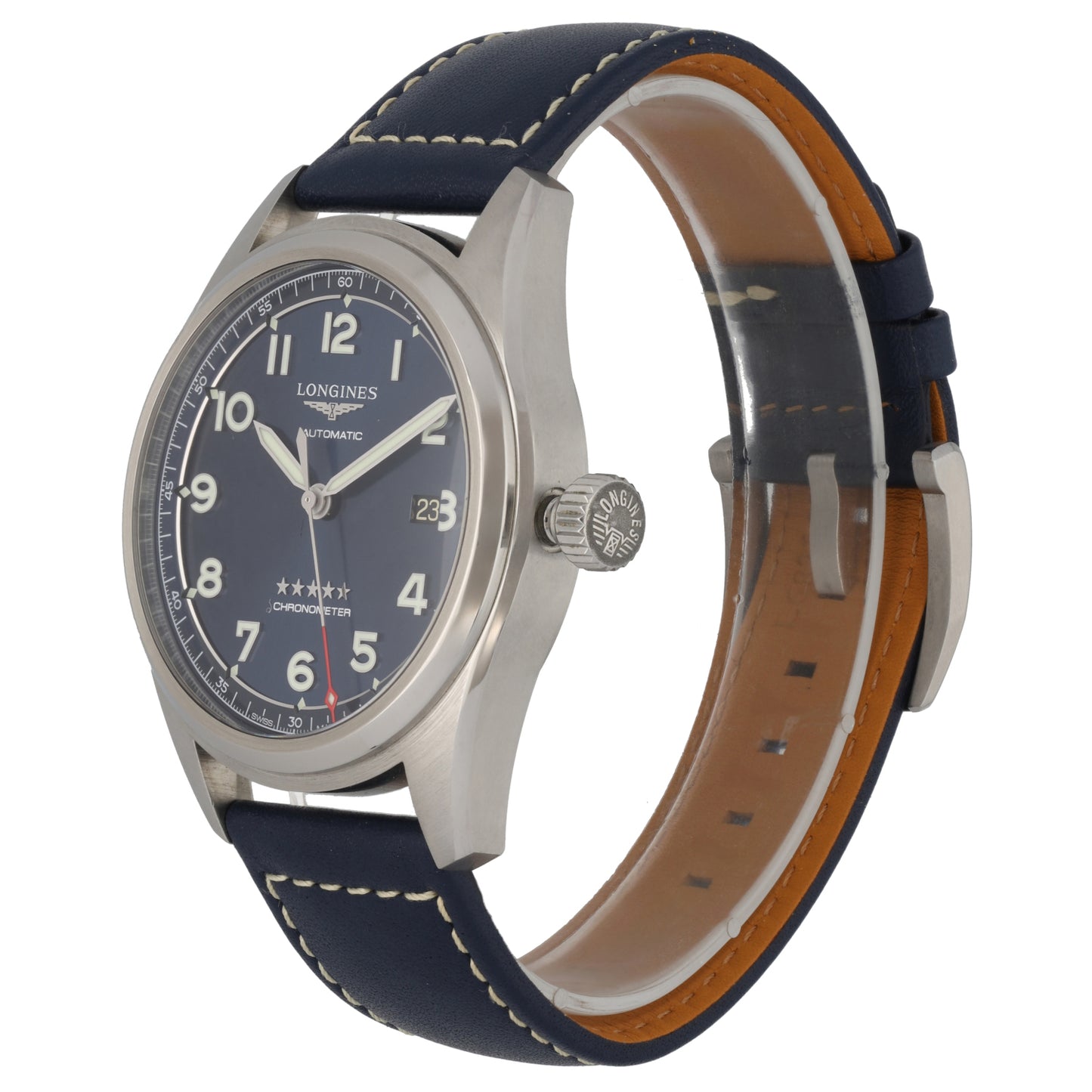 Longines Spirit L3.811.4 42mm Stainless Steel Watch