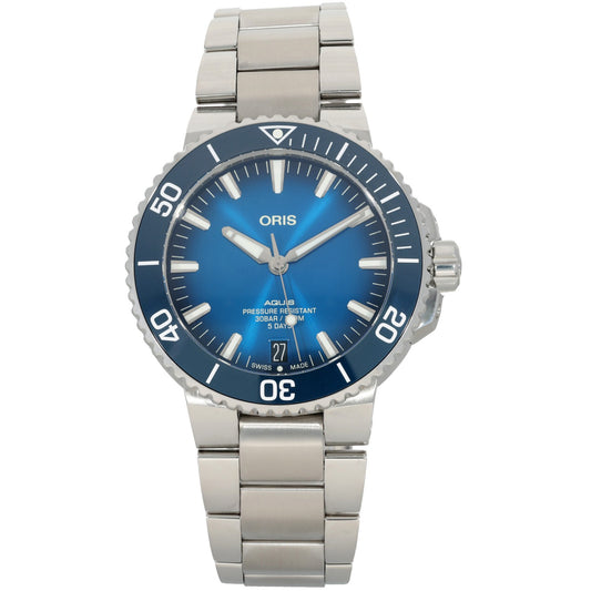 Oris Aquis 7763 43.5mm Stainless Steel Watch