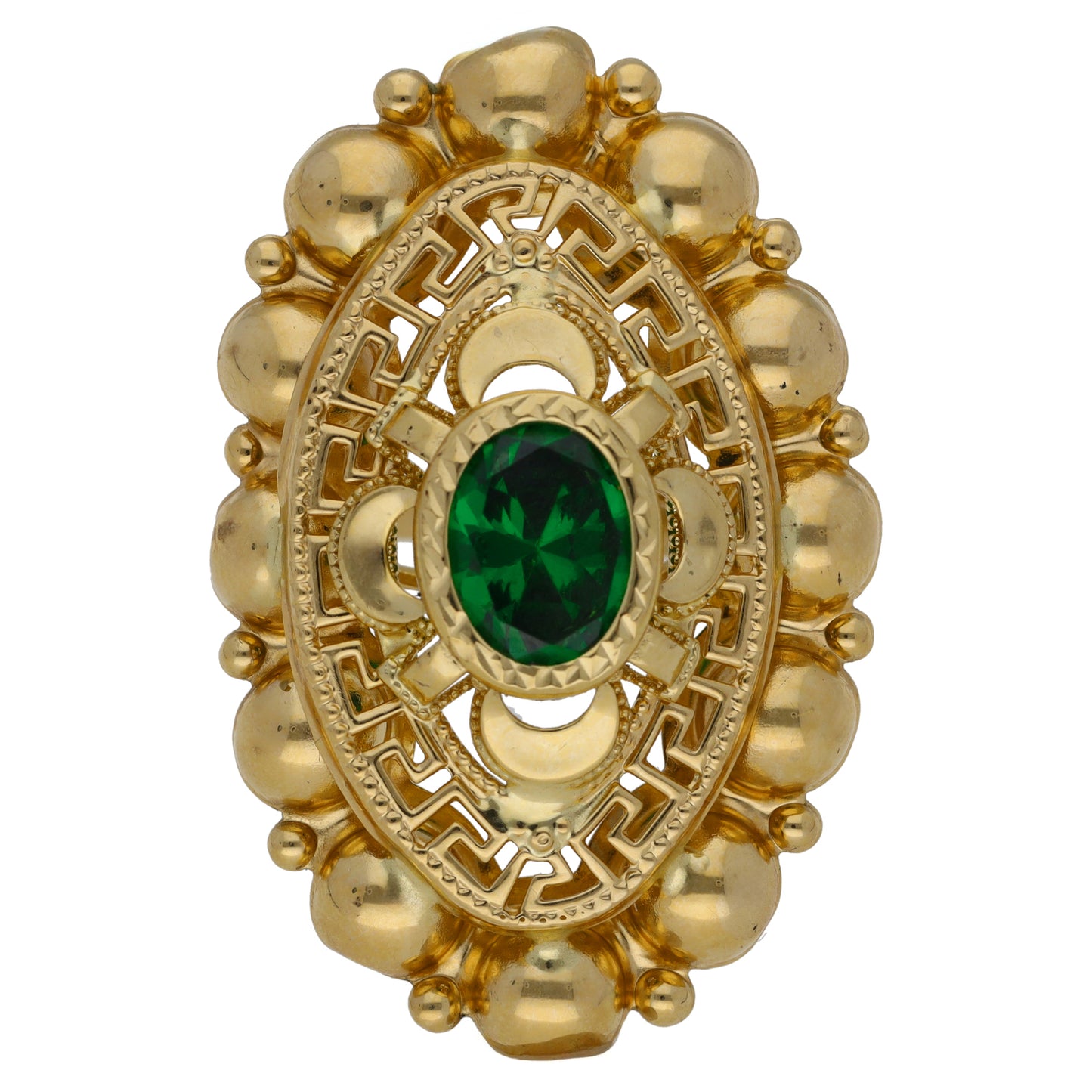 14ct Gold Imitation Dress/Cocktail Ring Size U