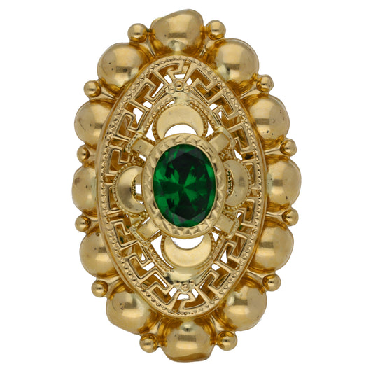 14ct Gold Imitation Dress/Cocktail Ring Size U