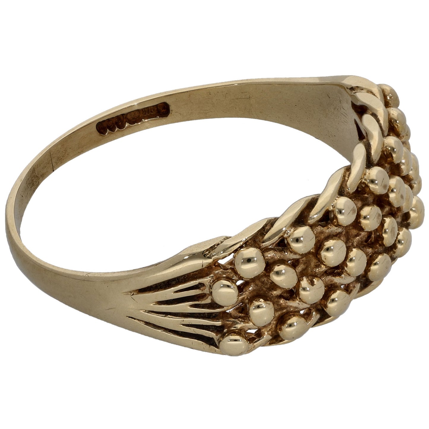 9ct Gold Keeper Ring Size V