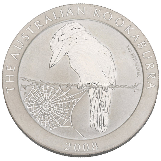 Fine Silver The Australian Kookaburra 1 OZ Coin 2008