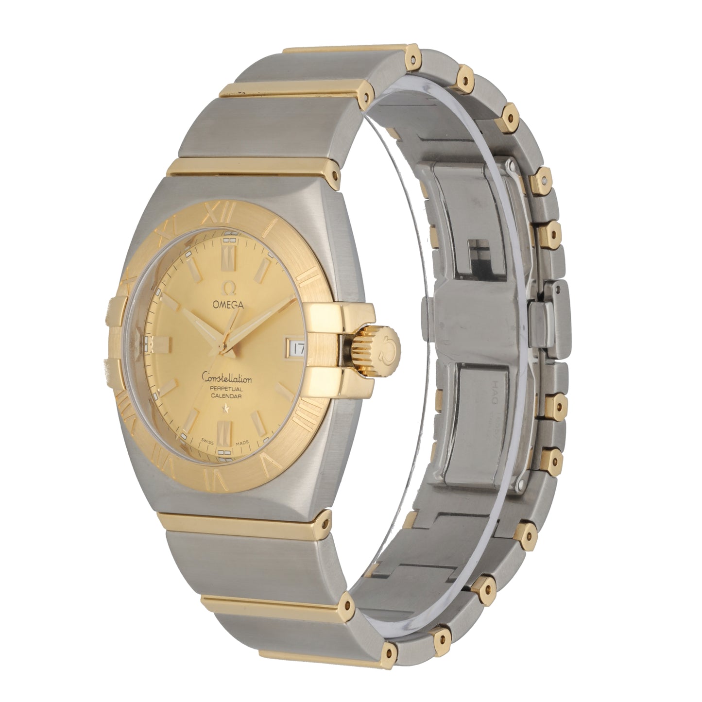 Omega Constellation Double Eagle 35mm Bi-Colour Watch