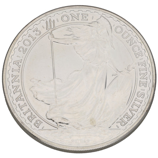Fine Silver Queen Elizabeth II 1 OZ Britannia Coin 2013
