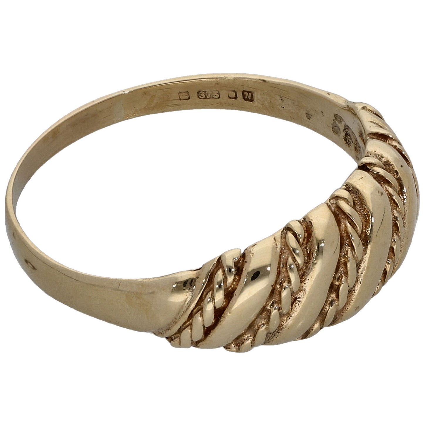 9ct Gold Alternative Ring Size O