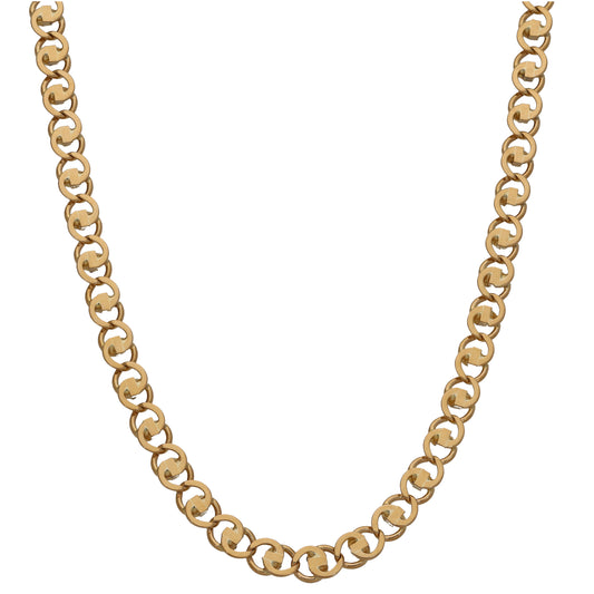 9ct Gold Fancy Necklace 20"