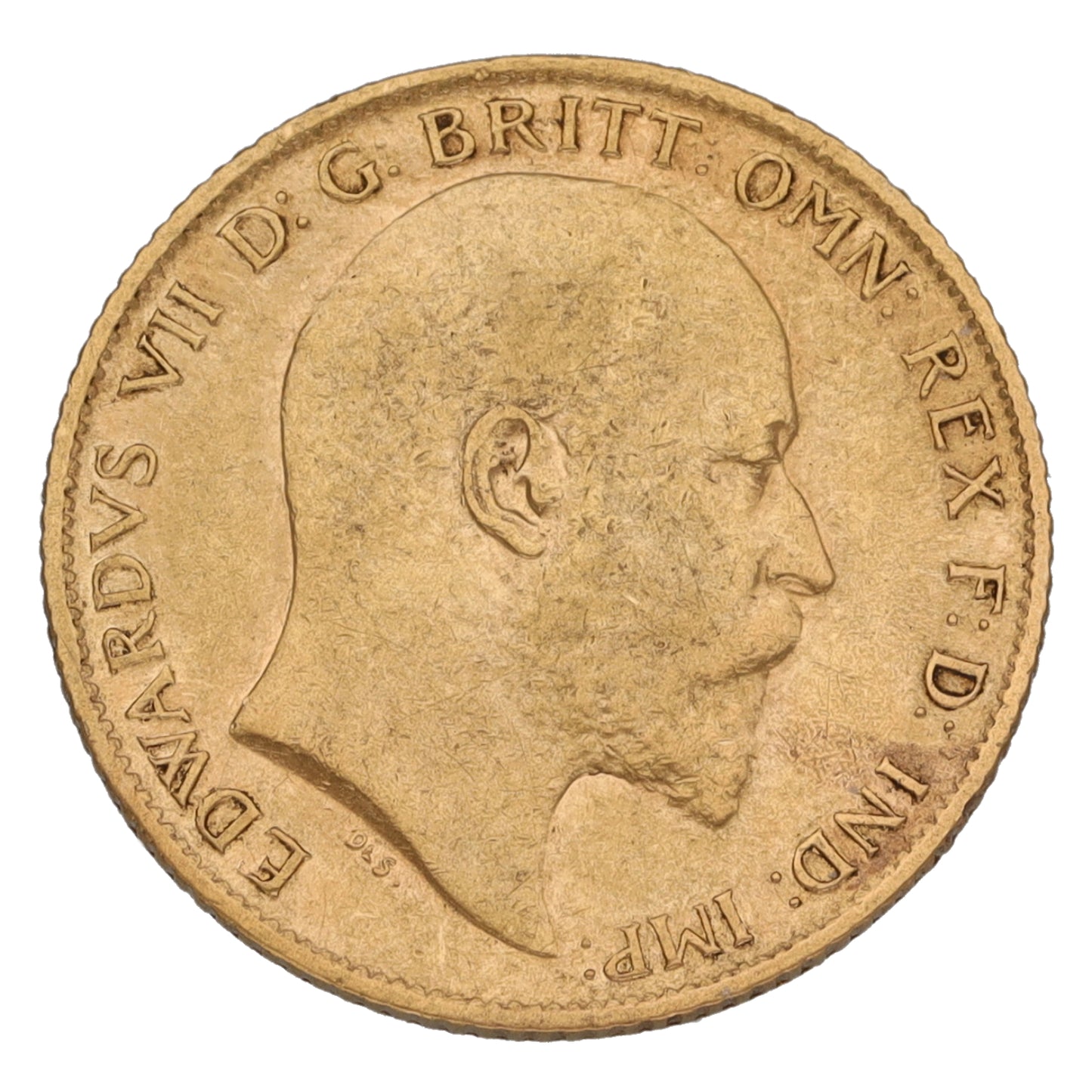 22ct Gold King Edward VII Half Sovereign Coin 1907