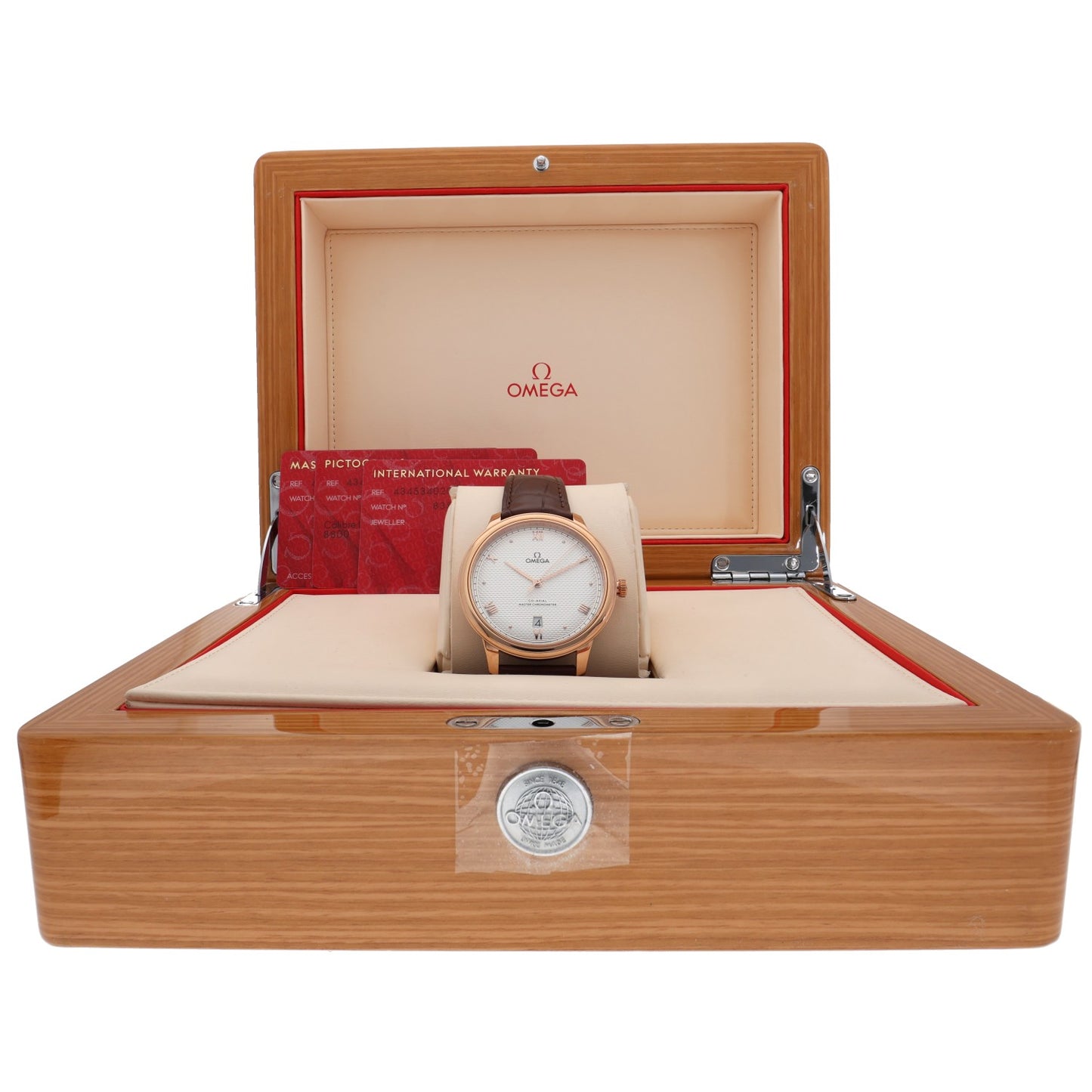 Omega De Ville Prestige 434.53.40.20.02.001 40mm Rose Gold Watch (Ex-Display)