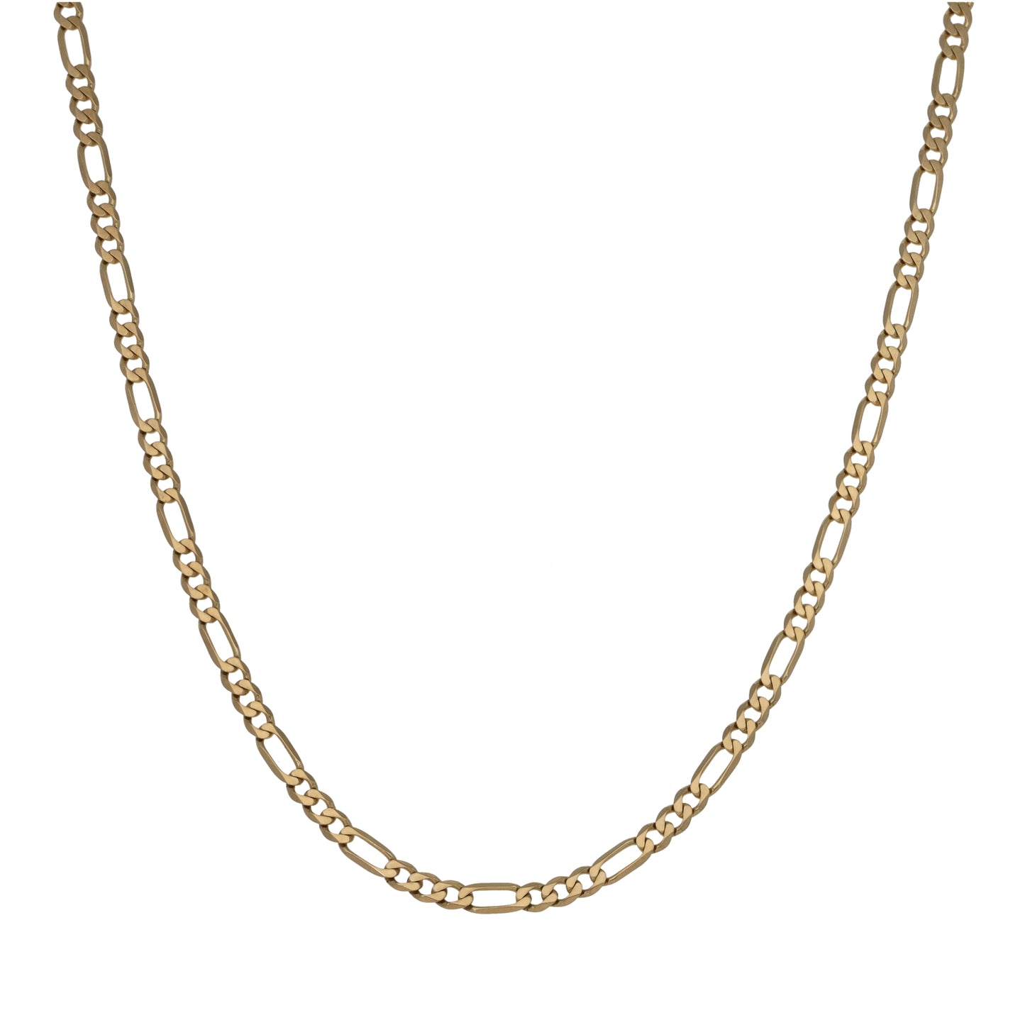 9ct Gold Figaro Chain 20"