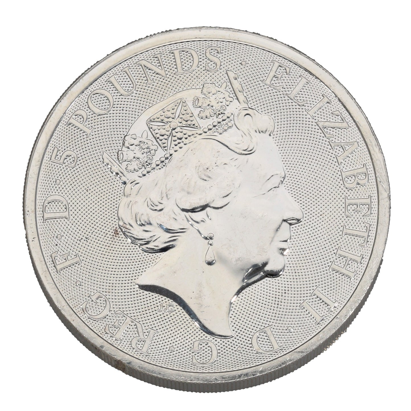 Fine Silver Black Bull Of Clarence 2 OZ Coin 2018