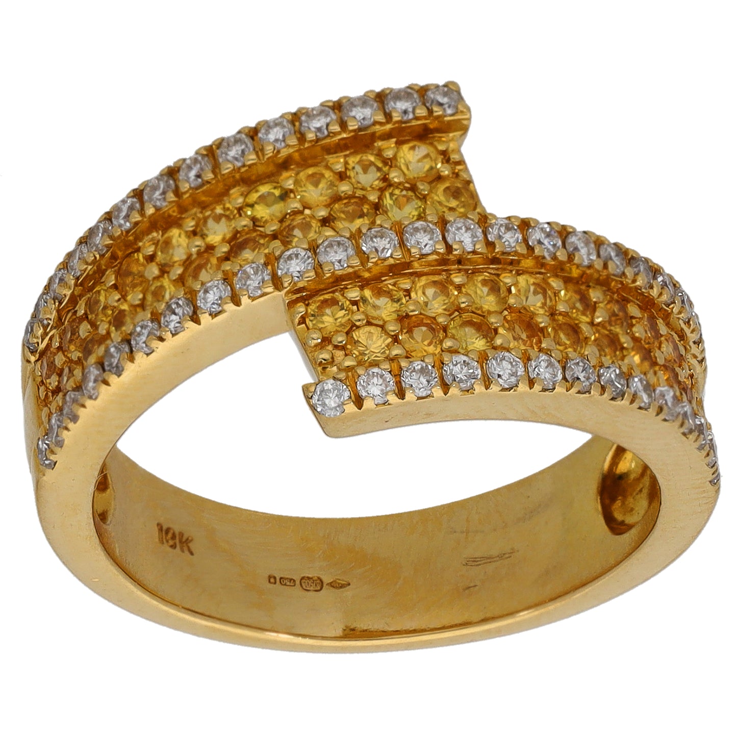 18ct Gold 0.51ct Diamond Dress/Cocktail Ring Size P