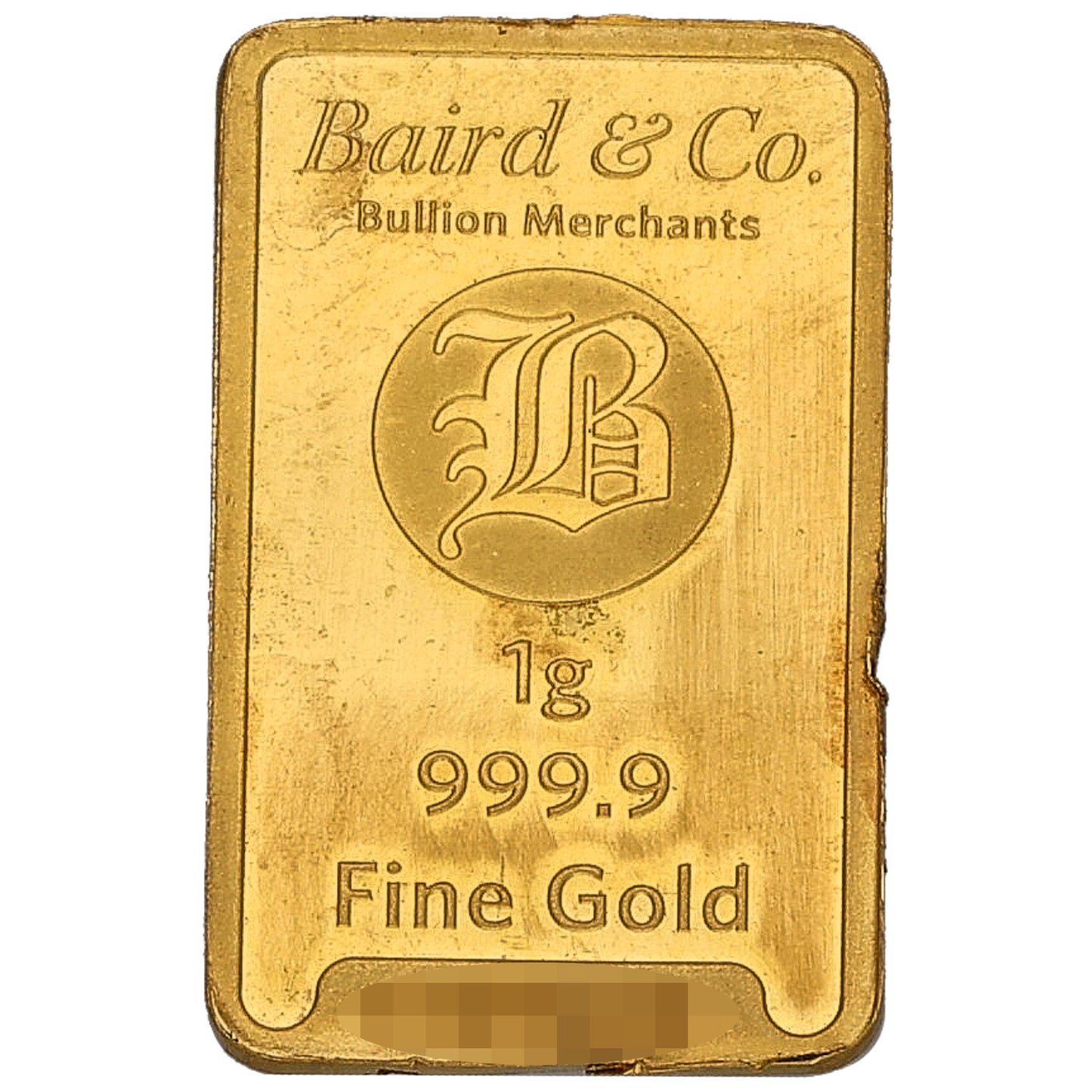 24ct 1g Gold Bar