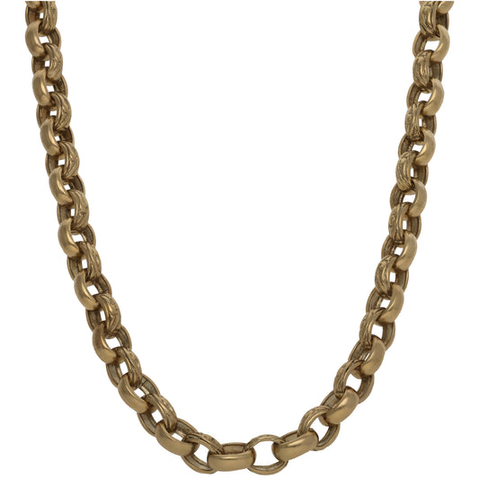 9ct Gold Belcher Chain 24"