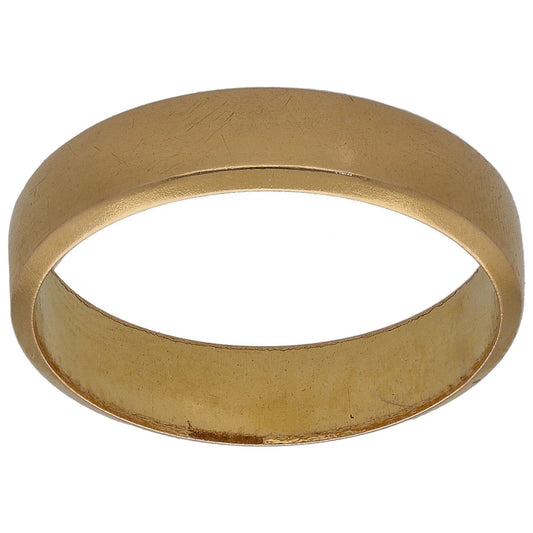 22ct Gold Plain Wedding Ring Size O