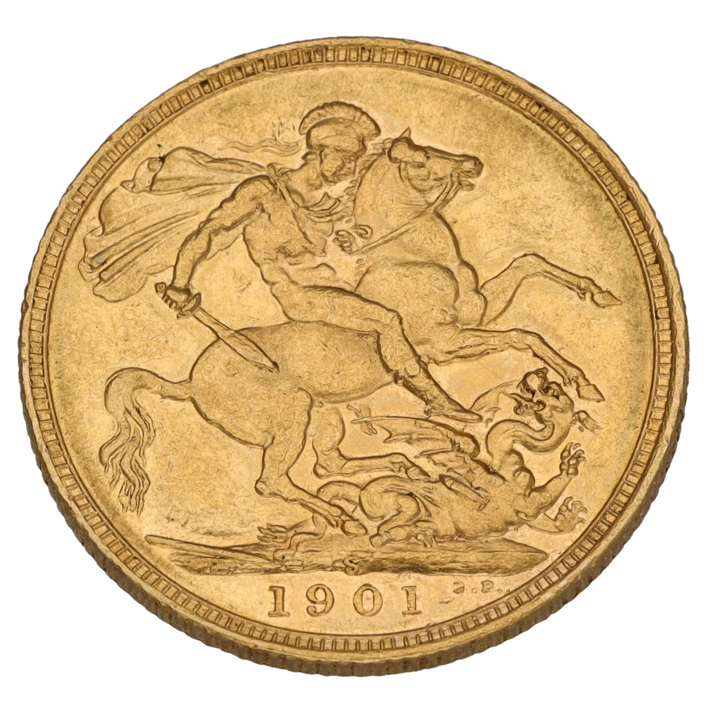 22ct Gold Queen Victoria Full Sovereign Coin 1901