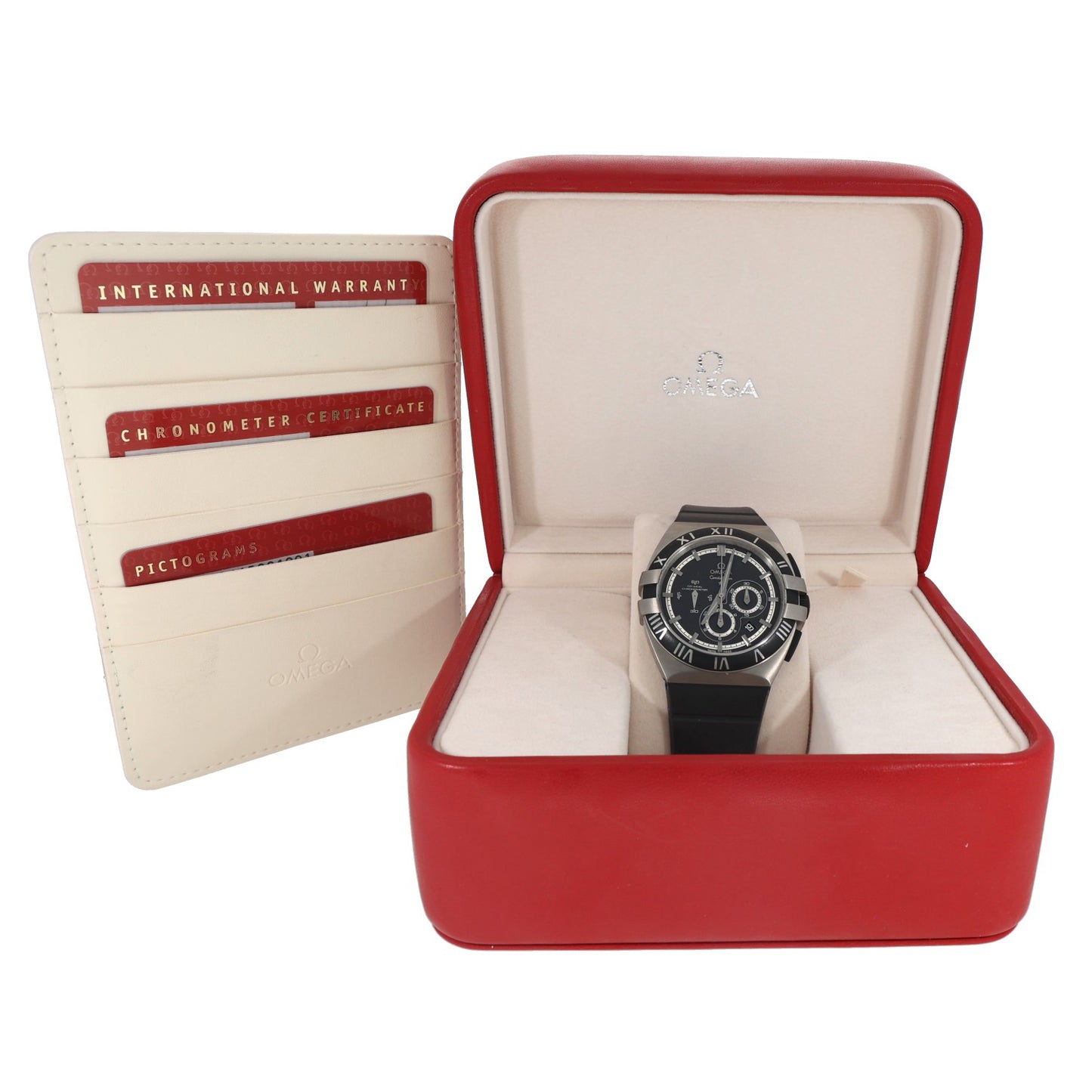 Omega Constellation Double Eagle 121.92.41.50.01.001 41mm Titanium Watch