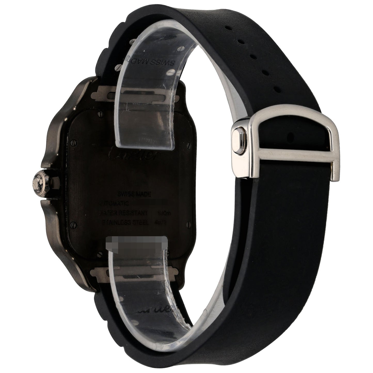 Cartier Santos De Cartier WSSA0039 40mm DLC Stainless Steel Watch