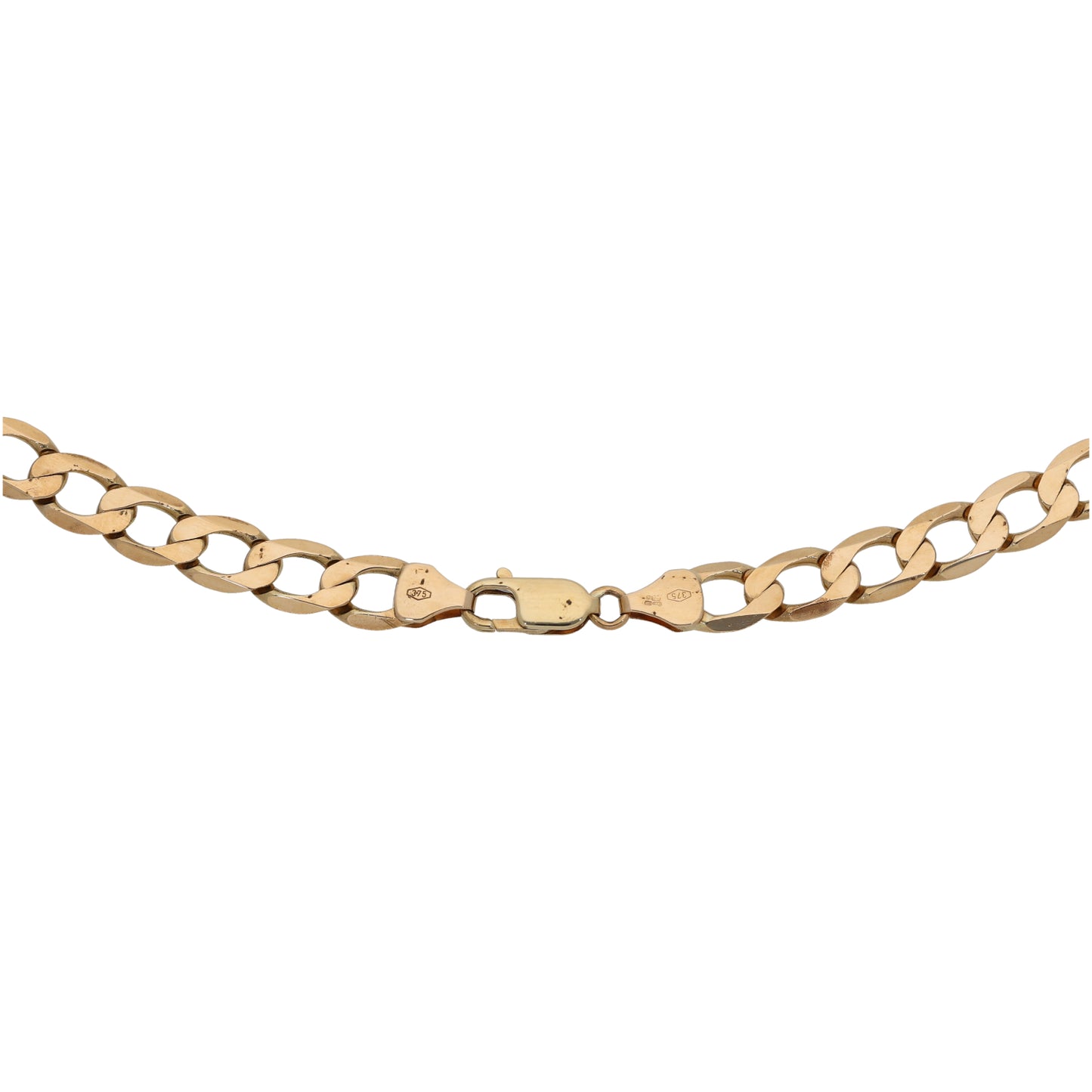 9ct Gold Curb Chain 20"