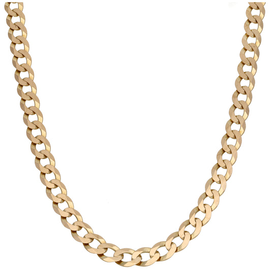 9ct Gold Curb Chain 20"